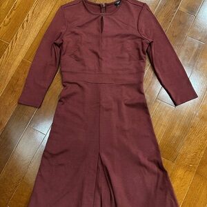 Ann Taylor red dress petite 4P
